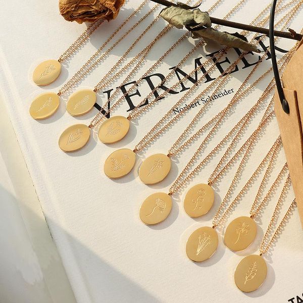 pendant necklaces 2021 tarnish irregular personality 12 months flower necklace stainless steel gold plated birthstone, Silver
pendant necklaces 2021 tarnish irregular personality 12 months flower necklace stainless steel gold plated birthstone, Silver