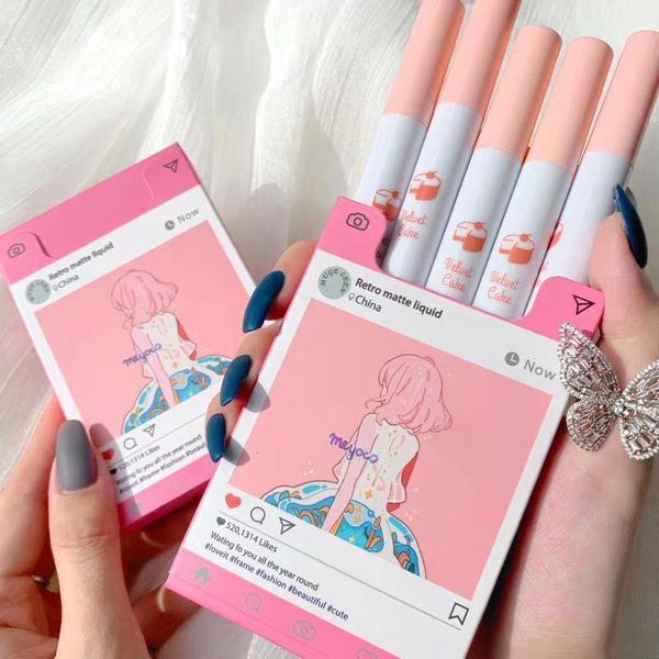 lip gloss 5 colors cigarette lipstick set lips makeup matte velvet waterproof long lasting moisture cosmetics tslm1 
lip gloss 5 colors cigarette lipstick set lips makeup matte velvet waterproof long lasting moisture cosmetics tslm1