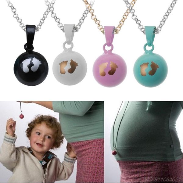 pendant necklaces baby footprints brilliant pregnancy chime bola harmony ball necklace 32" long chain for mother d08 20 drop, Silver
pendant necklaces baby footprints brilliant pregnancy chime bola harmony ball necklace 32" long chain for mother d08 20 drop, Silver