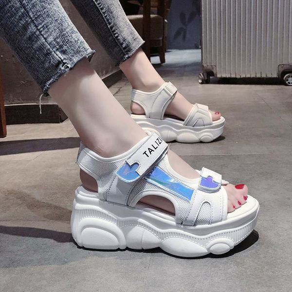 women summer thick bottom shoes casual high platform wedges walk shoes woman open toe comfortable sport sandals, Black
women summer thick bottom shoes casual high platform wedges walk shoes woman open toe comfortable sport sandals, Black