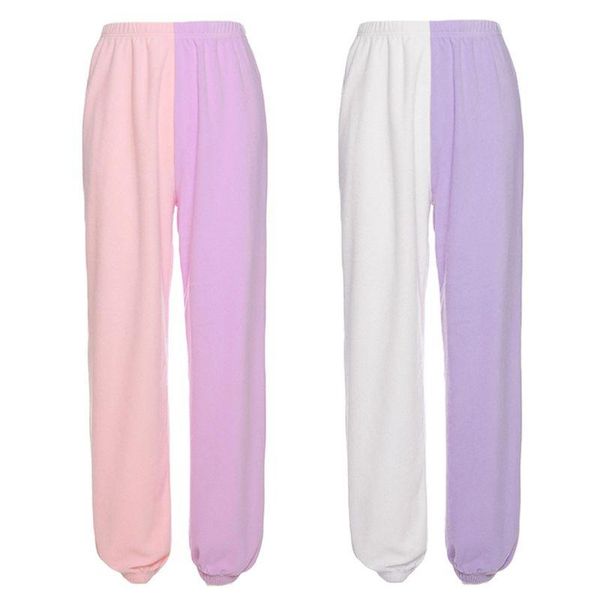women color block patchwork harem pants high waist loose sports jogger sweatpant 25#, Black;white
women color block patchwork harem pants high waist loose sports jogger sweatpant 25#, Black;white