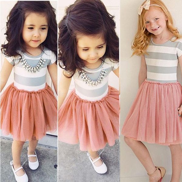 children's clothes girls dress striped patchwork short sleeves stitching mesh girl baby princess casual summer, Red;yellow
children's clothes girls dress striped patchwork short sleeves stitching mesh girl baby princess casual summer, Red;yellow