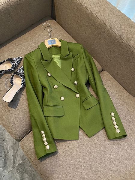 2021 fall autumn long sleeve notched-lapel yellow solid color slim metal buckles double-breasted cotton linen blazers elegant outwear coats, White;black
2021 fall autumn long sleeve notched-lapel yellow solid color slim metal buckles double-breasted cotton linen blazers elegant outwear coats, White;black