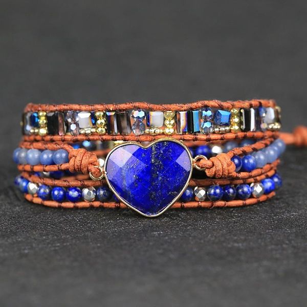 tennis arrive handmade lapis lazuli heart shape charm leather wrap bracelet&bangle lovers friendship yoga jewelry drop, Golden;silver
tennis arrive handmade lapis lazuli heart shape charm leather wrap bracelet&bangle lovers friendship yoga jewelry drop, Golden;silver