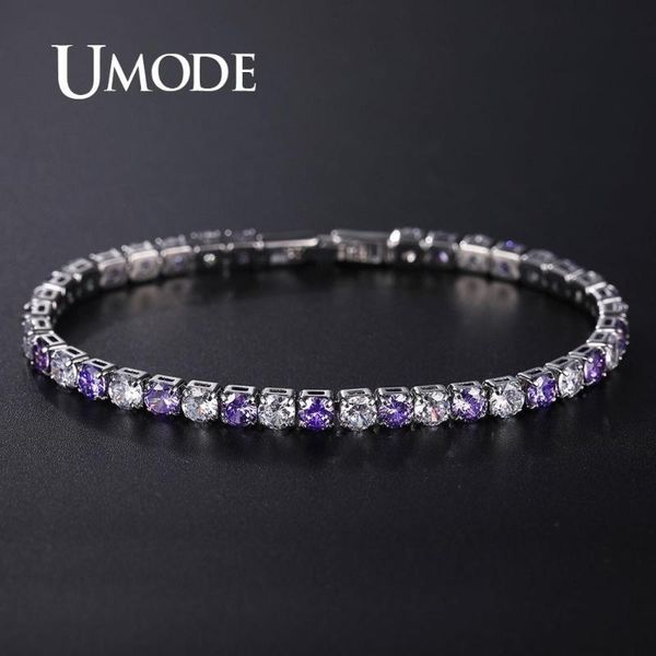 charm bracelets umode bridal tennis for women femme purple cubic zirconia luxury bracelet designer jewelry girls accessories ub0097f, Golden;silver
charm bracelets umode bridal tennis for women femme purple cubic zirconia luxury bracelet designer jewelry girls accessories ub0097f, Golden;silver
