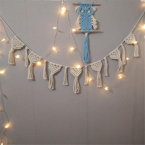 tapestries macrame wall hanging woven tapestry bohemian decor handmade cotton cord fringe garland banner for bedroom living room
tapestries macrame wall hanging woven tapestry bohemian decor handmade cotton cord fringe garland banner for bedroom living room