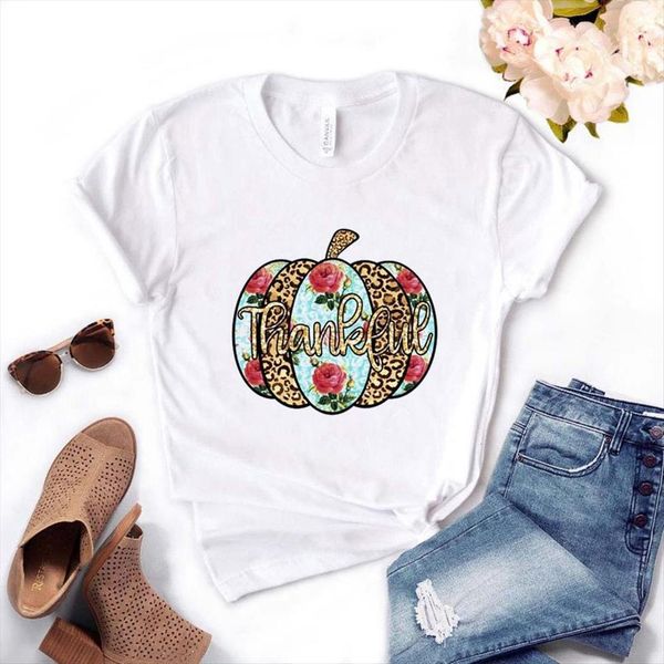 thankful pumpkin leopard fall cotton womens t shirts casual funny yong girl tee pm 54, White
thankful pumpkin leopard fall cotton womens t shirts casual funny yong girl tee pm 54, White
