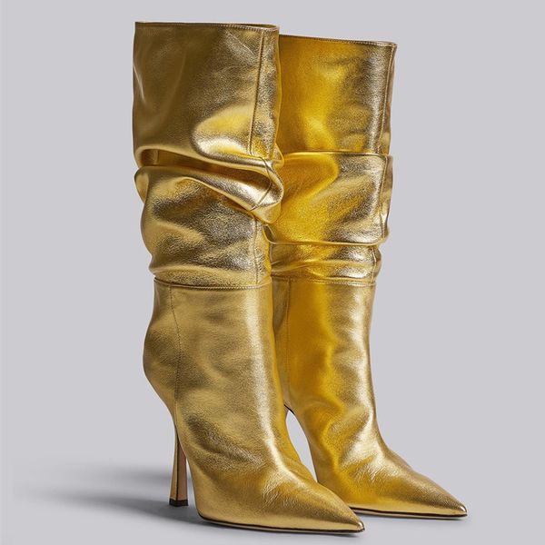 selling cow leather pleated women mid-tube boot with pointed to leather lining leopard print profiled heel high-heeled boot, Black
selling cow leather pleated women mid-tube boot with pointed to leather lining leopard print profiled heel high-heeled boot, Black