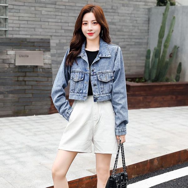 women's jackets casual slim short denim jacket women autumn winter loose bf jean button cardigan street style coat outerwear, Black;brown
women's jackets casual slim short denim jacket women autumn winter loose bf jean button cardigan street style coat outerwear, Black;brown