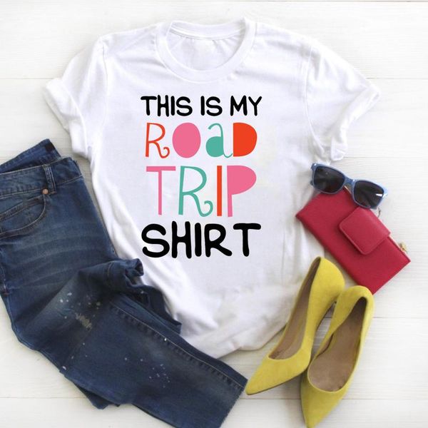 women's t-shirt women shirt summer road trip travel cute happy camper kawaii womens clothes graphic printed ladies tee tshirt female, White
women's t-shirt women shirt summer road trip travel cute happy camper kawaii womens clothes graphic printed ladies tee tshirt female, White