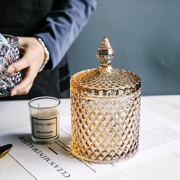 storage bottles & jars color crystal glass 600ml sugar diamond candy box cotton swab pad household wy40207
storage bottles & jars color crystal glass 600ml sugar diamond candy box cotton swab pad household wy40207