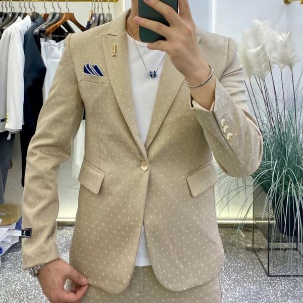 men's suits & blazers homme mariage retro point design men tuxedo suit business office autumn traje novio gray 2 pieces ternos masculin, White;black
men's suits & blazers homme mariage retro point design men tuxedo suit business office autumn traje novio gray 2 pieces ternos masculin, White;black