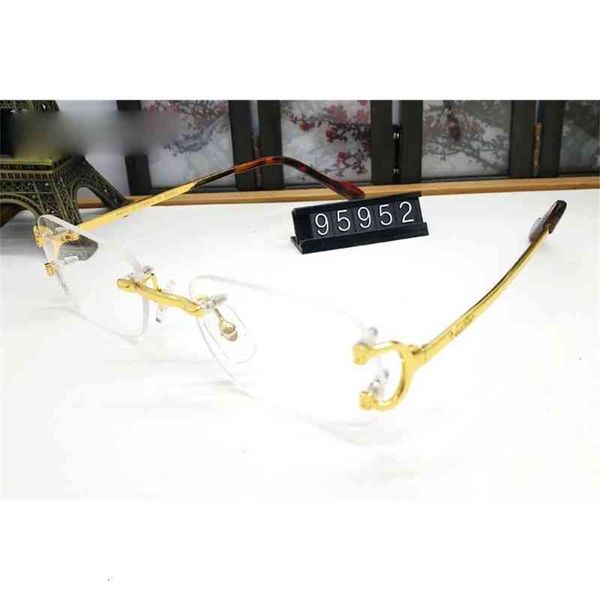fashion sunlasses frame men sunglasses gold rimless eyeglasses for man clear lens prescription spectacle 95952, White;black
fashion sunlasses frame men sunglasses gold rimless eyeglasses for man clear lens prescription spectacle 95952, White;black