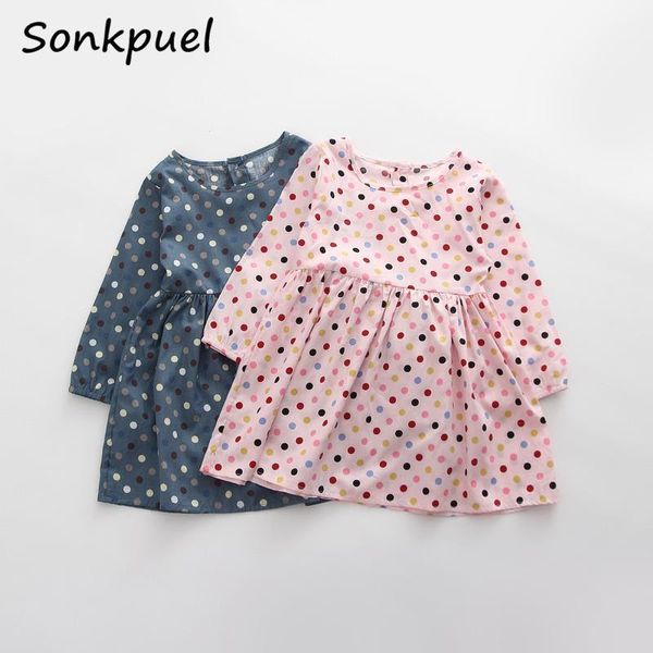 girl's dresses 2021 autumn girl dress cotton long sleeve children polka dot kids for girls fashion clothing1, Red;yellow
girl's dresses 2021 autumn girl dress cotton long sleeve children polka dot kids for girls fashion clothing1, Red;yellow