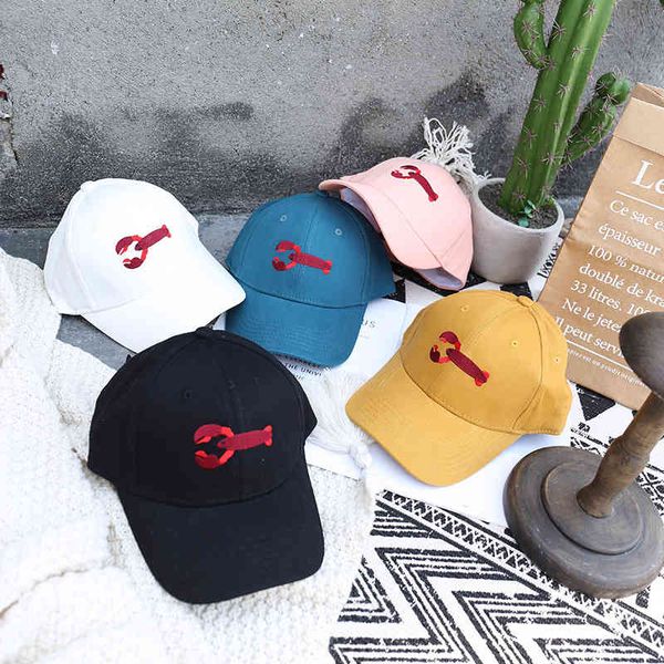 minority design lobster embroidered baseball cap cotton men and women couple duck tongue cap summer curved brim tide, Black;white
minority design lobster embroidered baseball cap cotton men and women couple duck tongue cap summer curved brim tide, Black;white