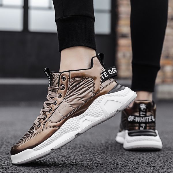 2020 vulcanized mens shoes gold sneakers for men silver lace up breathable men waterproof black trainer tennis running shoes
2020 vulcanized mens shoes gold sneakers for men silver lace up breathable men waterproof black trainer tennis running shoes