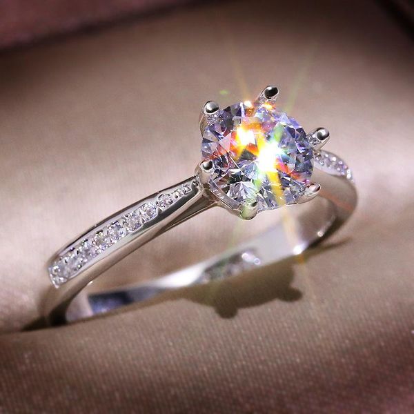 cluster rings 925 sterling silver 1 heart arrow zircon stone 6-claw finger for women wedding statement jewelry gift, Golden;silver
cluster rings 925 sterling silver 1 heart arrow zircon stone 6-claw finger for women wedding statement jewelry gift, Golden;silver