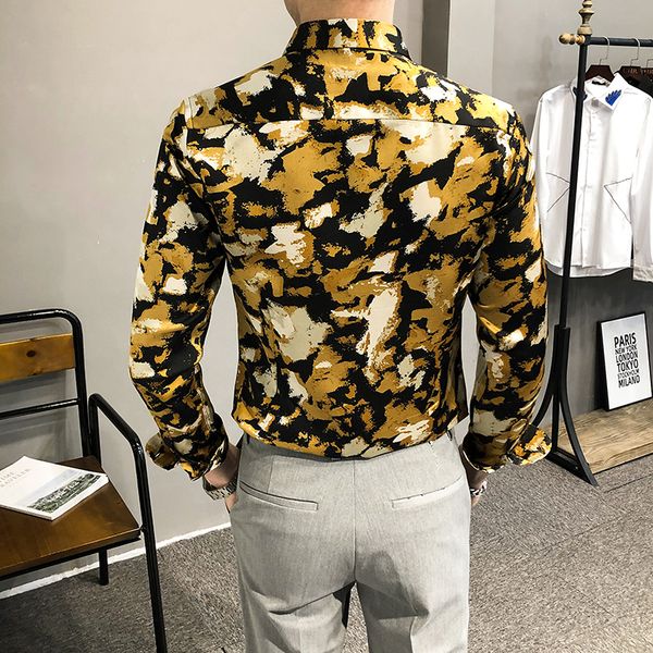 Alta Qualidade New Primavera Novo Moda Impresso Manga Longa Camisas Para Roupas Masculinas Simples Fino Ajuste Clube/formatura 1YF3, Black;brown
Alta Qualidade New Primavera Novo Moda Impresso Manga Longa Camisas Para Roupas Masculinas Simples Fino Ajuste Clube/formatura 1YF3, Black;brown