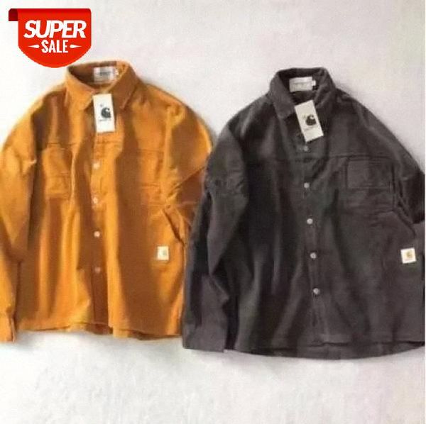 spring and autumn men's and women's loose corduroy tooling shirt multi-pocket retro couple 2021 new #oc2z, White;black
spring and autumn men's and women's loose corduroy tooling shirt multi-pocket retro couple 2021 new #oc2z, White;black
