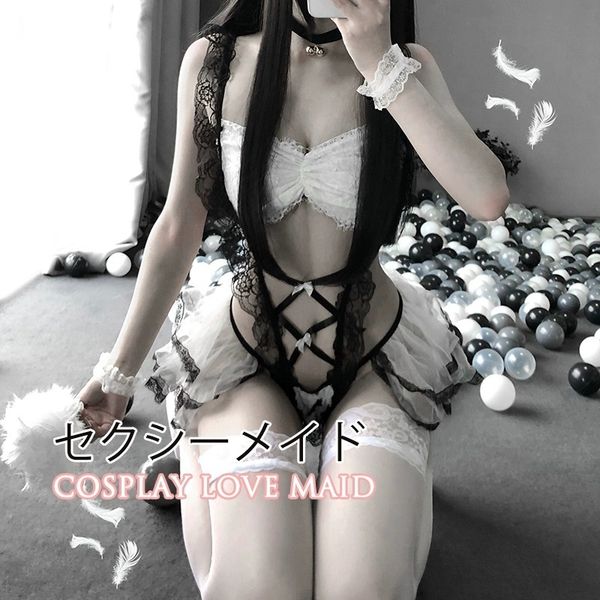 women sexyy costumes japanese maid cosplay perspective lingerie underwear servant classical erotic lace outfit babydoll, Red;black
women sexyy costumes japanese maid cosplay perspective lingerie underwear servant classical erotic lace outfit babydoll, Red;black