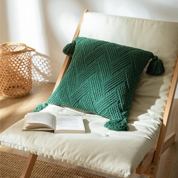 knitting solid color cushion cover geometric striped with tassel soft pillow cover modern fashion home decoration for sofa pillow case
knitting solid color cushion cover geometric striped with tassel soft pillow cover modern fashion home decoration for sofa pillow case