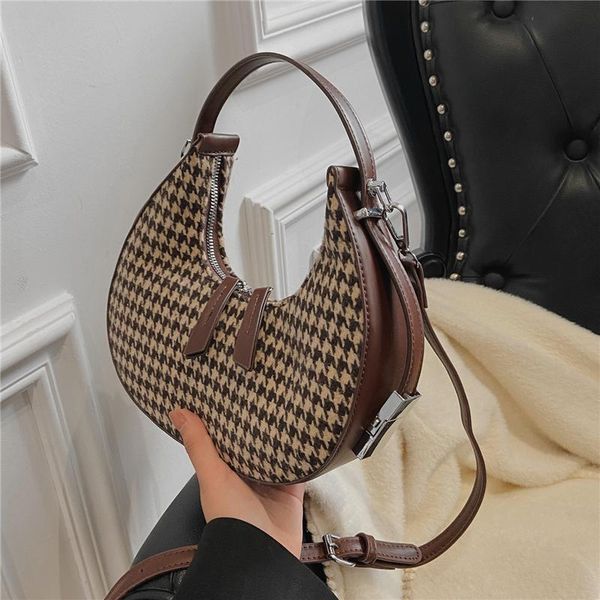 evening bags luxury trendy plaid half moon small shoulder crossbody for women brand designer houndstooth ladies handbags 2021
evening bags luxury trendy plaid half moon small shoulder crossbody for women brand designer houndstooth ladies handbags 2021