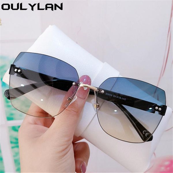 sunglasses oulylan irregular rimless women oversized sunglass ladies fashion frameless cutting lens gradient sun glasses uv400, White;black
sunglasses oulylan irregular rimless women oversized sunglass ladies fashion frameless cutting lens gradient sun glasses uv400, White;black