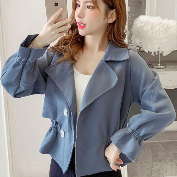 women's trench coats spring autumn coat for women 2021 versatile slim short solid color windbreaker casual v-neck long sleeve jacket fe, Tan;black
women's trench coats spring autumn coat for women 2021 versatile slim short solid color windbreaker casual v-neck long sleeve jacket fe, Tan;black
