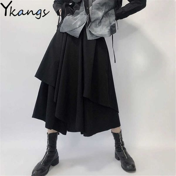 black hip hop irregular pleated skirt women harajuku high-waist punk cargo skirt summer vintage clothing gothic long skirt 210619
black hip hop irregular pleated skirt women harajuku high-waist punk cargo skirt summer vintage clothing gothic long skirt 210619