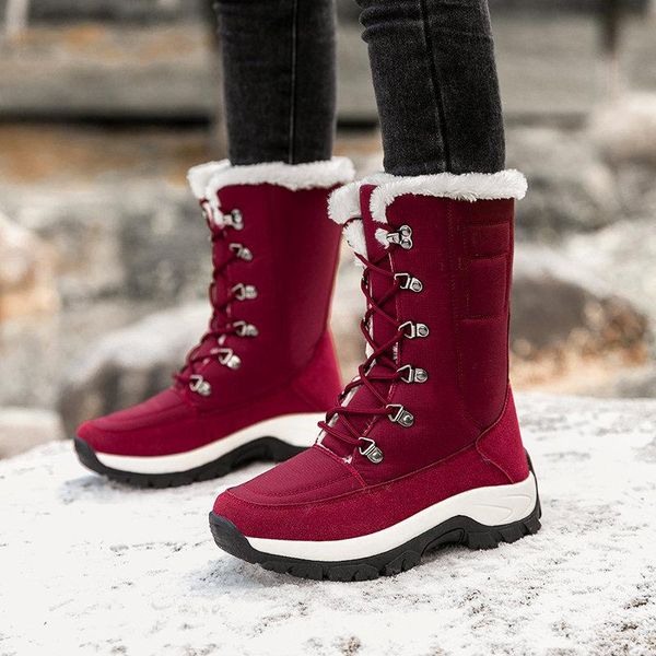 boots winter women's high outdoor big size women fashion platform shoes faux fur keep warm luxury snow c09, Black
boots winter women's high outdoor big size women fashion platform shoes faux fur keep warm luxury snow c09, Black