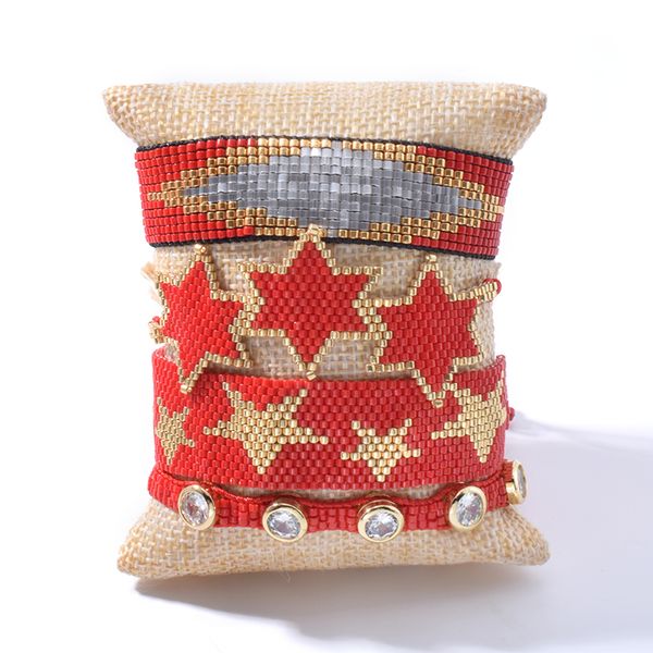 yuokiaa red star miyuki delica beads bracelet for women mexican pulseras handmade woven friendship beach bracelets jewelry gifts, Black
yuokiaa red star miyuki delica beads bracelet for women mexican pulseras handmade woven friendship beach bracelets jewelry gifts, Black