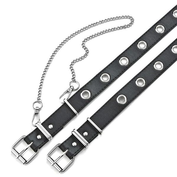 belts hip hop rock punk belt with metal chain fashion casual black leather pin buckle waistband for jeans trousers clothes accessory, Black;brown
belts hip hop rock punk belt with metal chain fashion casual black leather pin buckle waistband for jeans trousers clothes accessory, Black;brown