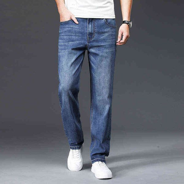 men's jeans jeans men's 2021 spring loose straight tube summer thin elastic trendy youth casual jeans, Blue
men's jeans jeans men's 2021 spring loose straight tube summer thin elastic trendy youth casual jeans, Blue