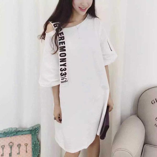 women's t-shirt disgital one shoulder women skew neck black t shirt 2021 summer casual streetwear ladies plus size, White
women's t-shirt disgital one shoulder women skew neck black t shirt 2021 summer casual streetwear ladies plus size, White
