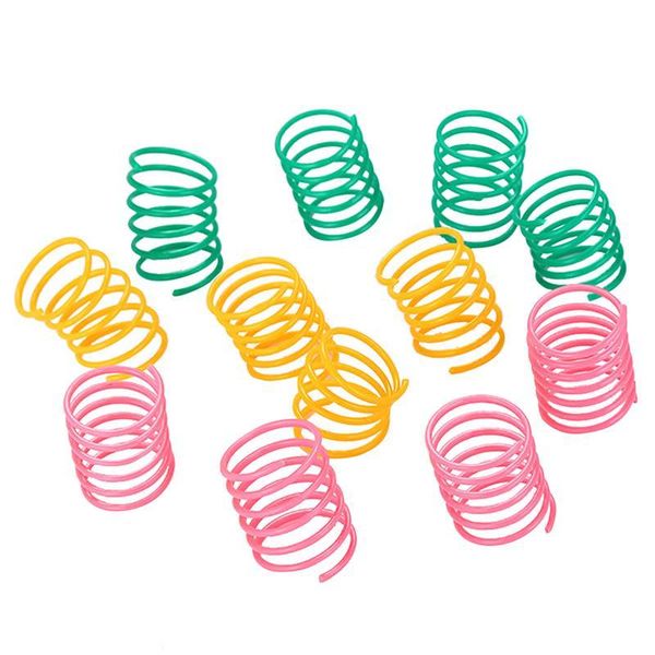 cat toys interactive spring toy plastic colorful coil spiral springs kitten teaser play cats training exercise supplies
cat toys interactive spring toy plastic colorful coil spiral springs kitten teaser play cats training exercise supplies