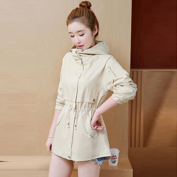 women's trench coats spring autumn women trenchs hooded casual loose outwear female solid color windbreaker fp1411, Tan;black
women's trench coats spring autumn women trenchs hooded casual loose outwear female solid color windbreaker fp1411, Tan;black