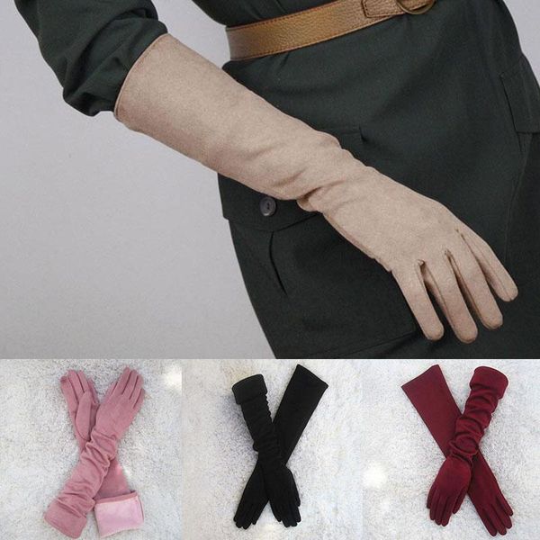 five fingers gloves women' vintage suede fleece lined long touch screen fashion spring autumn winter luxury warm elastic solid color g, Blue;gray
five fingers gloves women' vintage suede fleece lined long touch screen fashion spring autumn winter luxury warm elastic solid color g, Blue;gray