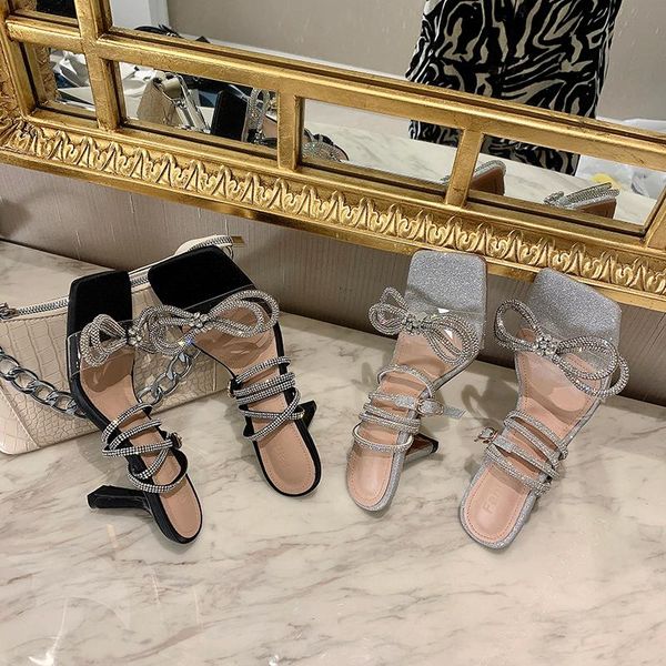 sandals fashion women open toe bow design rhinestone ankle strap thin high heels shining wedding pumps size 39, Black
sandals fashion women open toe bow design rhinestone ankle strap thin high heels shining wedding pumps size 39, Black