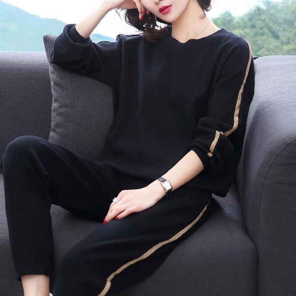 women's spring autumn loose tracksuit casual sportswear style age reducing two 2 piece outfits set and pants women plus size, Gray
women's spring autumn loose tracksuit casual sportswear style age reducing two 2 piece outfits set and pants women plus size, Gray