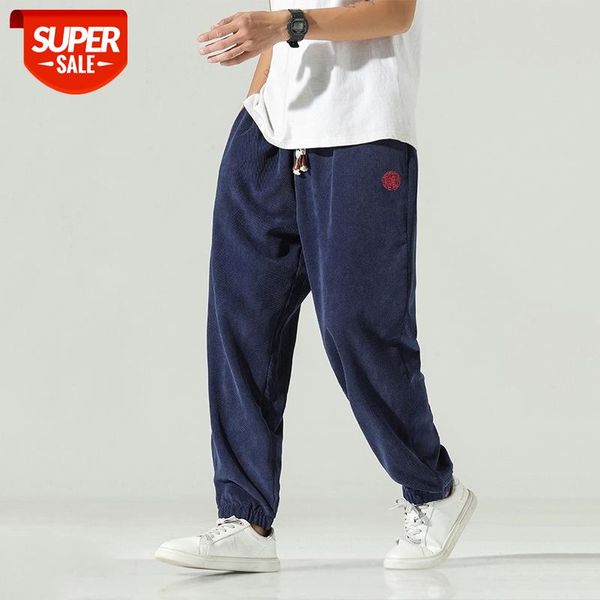 Hot Sale Chinese Style Vintage Fashion Corduroy Men's Joggers Trousers Hip Hop Autumn Casual Harem Pants Sweatpants Streetwear #588f, Black
Hot Sale Chinese Style Vintage Fashion Corduroy Men's Joggers Trousers Hip Hop Autumn Casual Harem Pants Sweatpants Streetwear #588f, Black