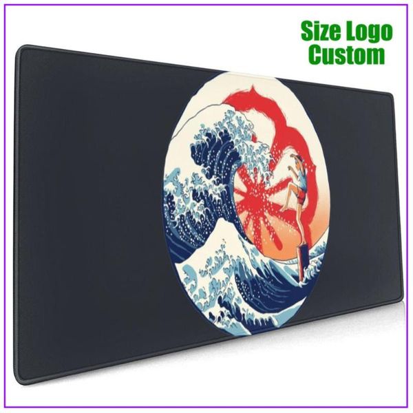 mouse pads & wrist rests the great wave of miyagi personalized custom ergonomic alfombrilla escritori steelseries pad gamer support razer rg