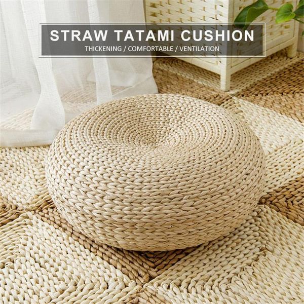 cushion/decorative pillow natural straw mat thicken tatami cushion handmade weaving round window floor meditation yoga seat mats
cushion/decorative pillow natural straw mat thicken tatami cushion handmade weaving round window floor meditation yoga seat mats