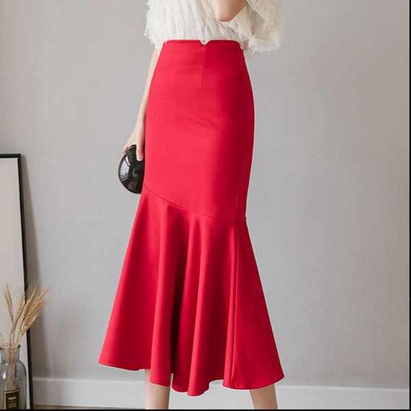 elegant office lady skirt women trumpet mermaid vintage skirts bodycon high waist skinny ruffles female midi pencil skirts, Black
elegant office lady skirt women trumpet mermaid vintage skirts bodycon high waist skinny ruffles female midi pencil skirts, Black