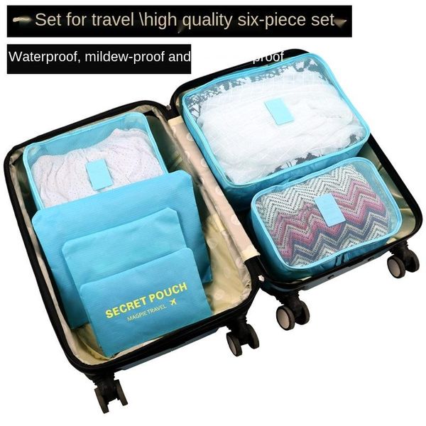 storage bags korean travel bag six-piece clothing organizer solid color 6-piece set
storage bags korean travel bag six-piece clothing organizer solid color 6-piece set