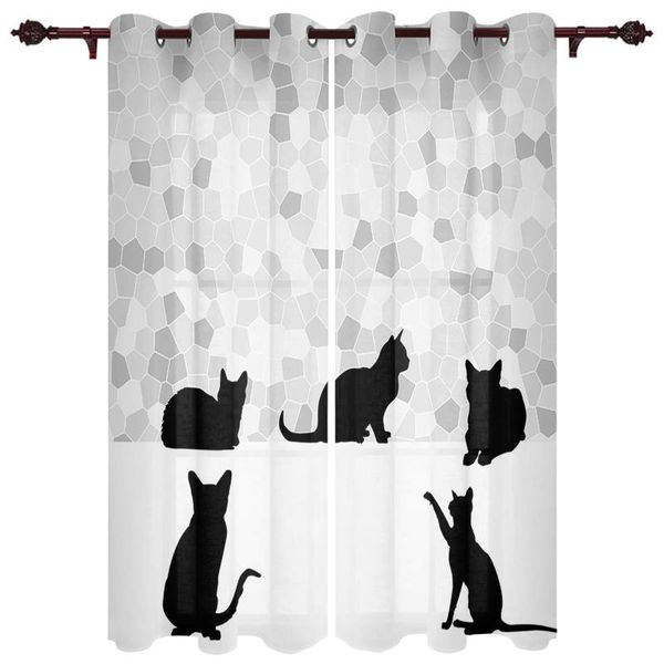 home curtains cat silhouette living room bedroom kitchen l decoration translucent window curtains
home curtains cat silhouette living room bedroom kitchen l decoration translucent window curtains