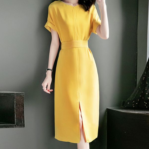 Women Summer Elegant Solid Chiffon Dress Female Office Lady Pencil Robe Femme Large Size Evening Party Vestidos, Black
Women Summer Elegant Solid Chiffon Dress Female Office Lady Pencil Robe Femme Large Size Evening Party Vestidos, Black