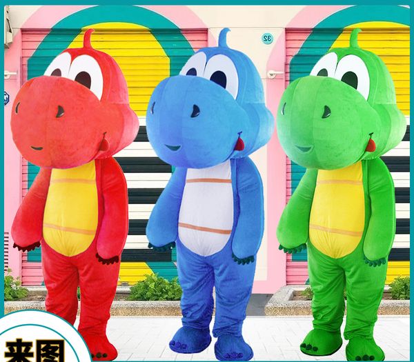 mascot costumes dinosaur mascot costume grass green dragon walking animation performance character headgear doll doll clothes, Red;yellow
mascot costumes dinosaur mascot costume grass green dragon walking animation performance character headgear doll doll clothes, Red;yellow