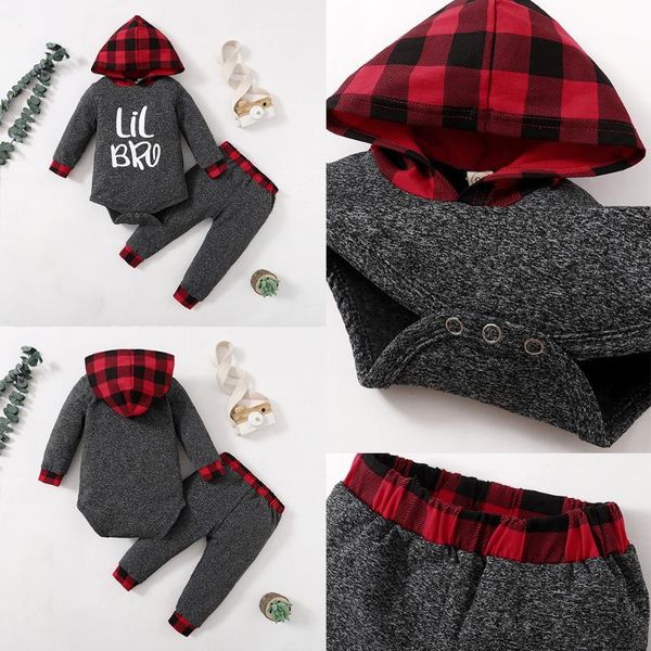 clothing sets 2 piece set baby boy girl autumn winter patchwork plaid printed born clothes romper pants christmas outfits, White
clothing sets 2 piece set baby boy girl autumn winter patchwork plaid printed born clothes romper pants christmas outfits, White