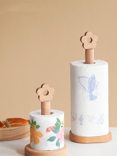 tissue boxes & napkins creative cute vertical solid wood roll paper rack flower shape household kitchen storage holder supplies
tissue boxes & napkins creative cute vertical solid wood roll paper rack flower shape household kitchen storage holder supplies