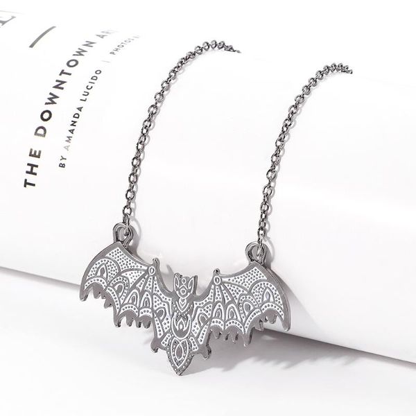 pendant necklaces bat necklace woman man jewelry halloween gothic animal men punk statement accessories, Silver
pendant necklaces bat necklace woman man jewelry halloween gothic animal men punk statement accessories, Silver